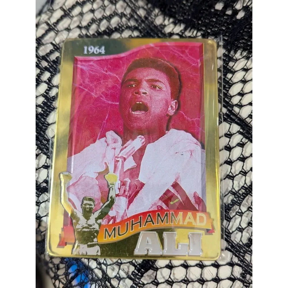 Muhammad Ali Metallic Impressions Embossed Metal Card Set w/ Tin | NIB | 1995 - Picture 6 of 16